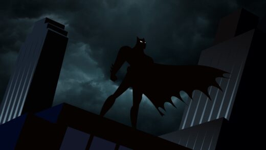 Batman animated cartoon background