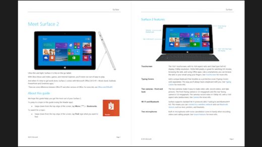 Official surface user manual