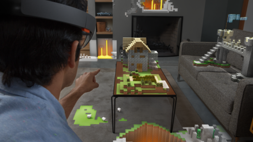 Hololens minecraft game