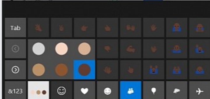 Windows 10 build 10547 includes new diverse emoji