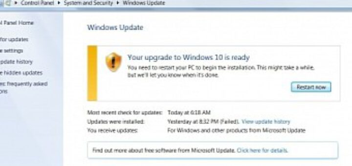 Microsoft forces the windows 10 upgrade on windows 7 pcs