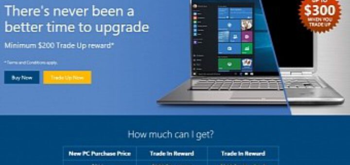 Microsoft pays up to 300 for used macbooks if you buy a new windows 10 pc