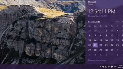 Microsoft removes old calendar style in windows 10 redstone