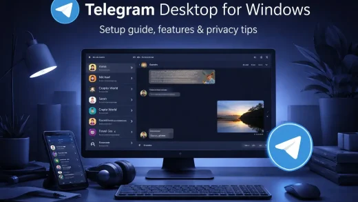 Telegram pc cover - Telegram Desktop for Windows PC: Download Guide, Tips & Features