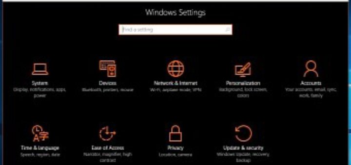 This is the new settings app in windows 10 build 14361