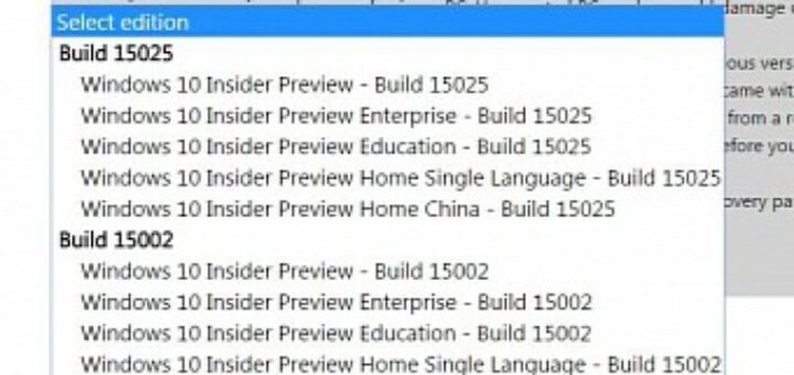 Windows 10 build 15025 isos now available for download