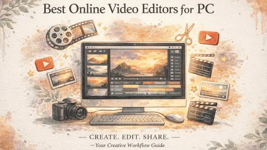 Top online video editors on pc cover - Top 10 Online Video Editors for Windows PC in 2025
