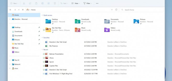 File explorer tabs now available for windows 11 release preview