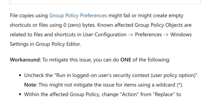 Windows 11 2022 update hit by group policy glitch