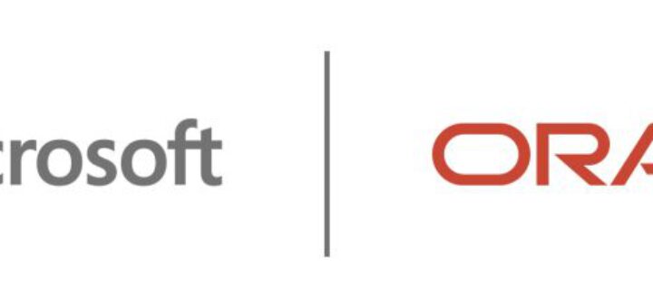 Microsoft and Oracle logos