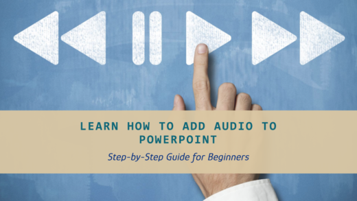 Learn how to add audio to powerpoint