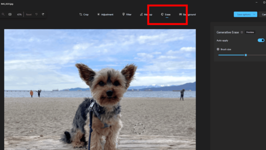 Windows photos gets generative erase and recent ai editing features.png