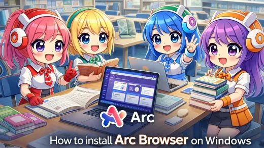 Arc browser anime cover - Arc Browser for Windows