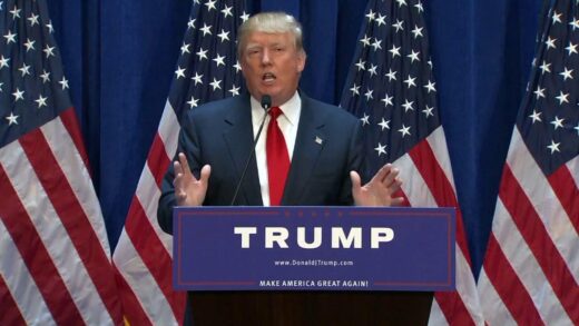 Donald trump american flags speech wallpaper