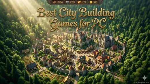Top city building games pc cover - Top 10 City Building Games for Windows PC in 2025