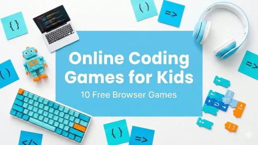 Top coding games for kids cover - Top 10 Online Coding Games for Kids in 2025