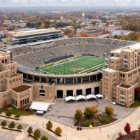 Notre Dame University stadium