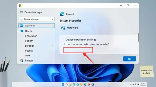 Disable automatic driver updates windows 11