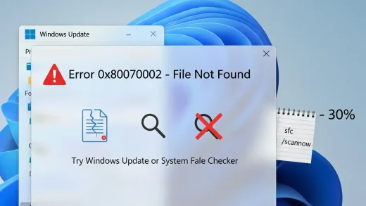 Error code 0x80070002