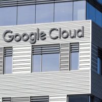 Google Cloud logo on building