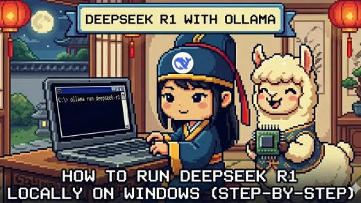 Run deepseek r1 on windows cover