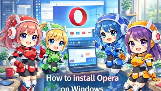 Opera browser on pc cover