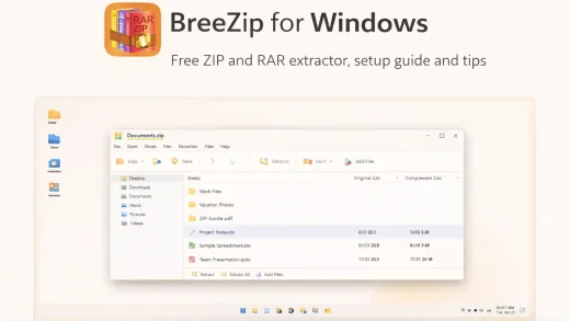 Breezip pc header - BreeZip for Windows: Setup Guide, Features, Pricing, and Alternatives
