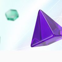 Pyramid and hexagonal prism.