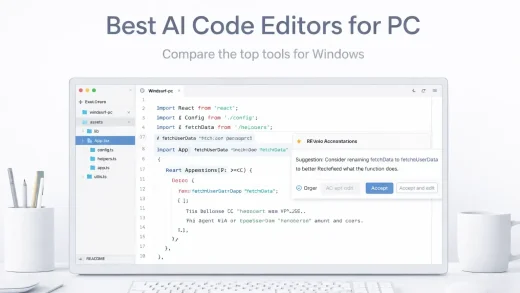 Top ai editors windows cover - 19 Best AI Code Editors for Windows in 2026