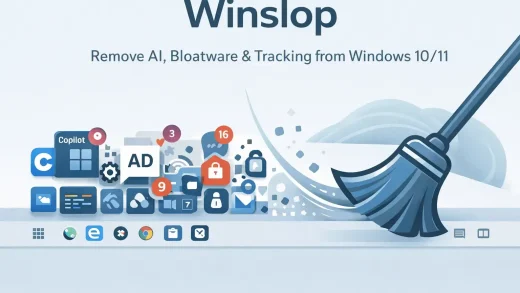 Winslop pc cover - Winslop for Windows: Remove Copilot, Bloat and Telemetry (2026)