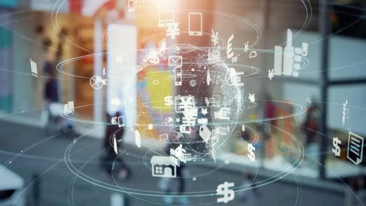 AI agent consuming and using enterprise data in retail-as-a-service application.