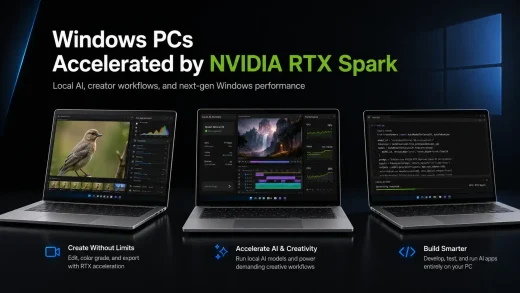 Windows pcs accelerated by nvidia rtx spark - Windows PCs get a new update powered by NVIDIA RTX Spark