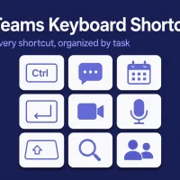 Teams keyboard shortucts desktop and web cover - Microsoft Teams Keyboard Shortcuts: The Complete Cheat Sheet (2026)
