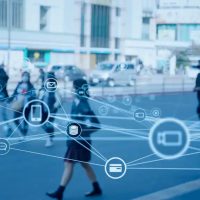 AI. mobilitet, människor, uppkoppling