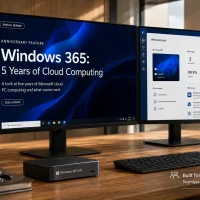 Windows365 cloud 5 year review - Windows 365 is now five years old: Cloud PCs are recognized for enabling flexible, trusted workspaces at scale.
