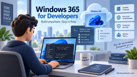 Cover image 365 developers - Work from anywhere and stay focused: How Windows 365 improves the developer experience