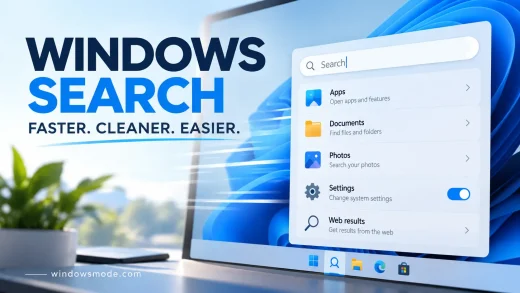 Cover image october 2026 new search - Faster Windows Search: New WinUI 3 Update & Features