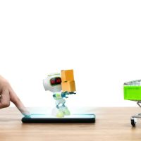 AI, Robot, Shopping Cart