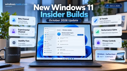 Windows 11 insider builds update - Windows 11 Insider Preview Builds: October 2026 Update