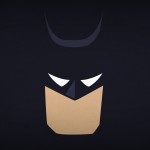 Batman cartoon face wallpaper