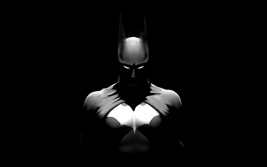 Black and white batman