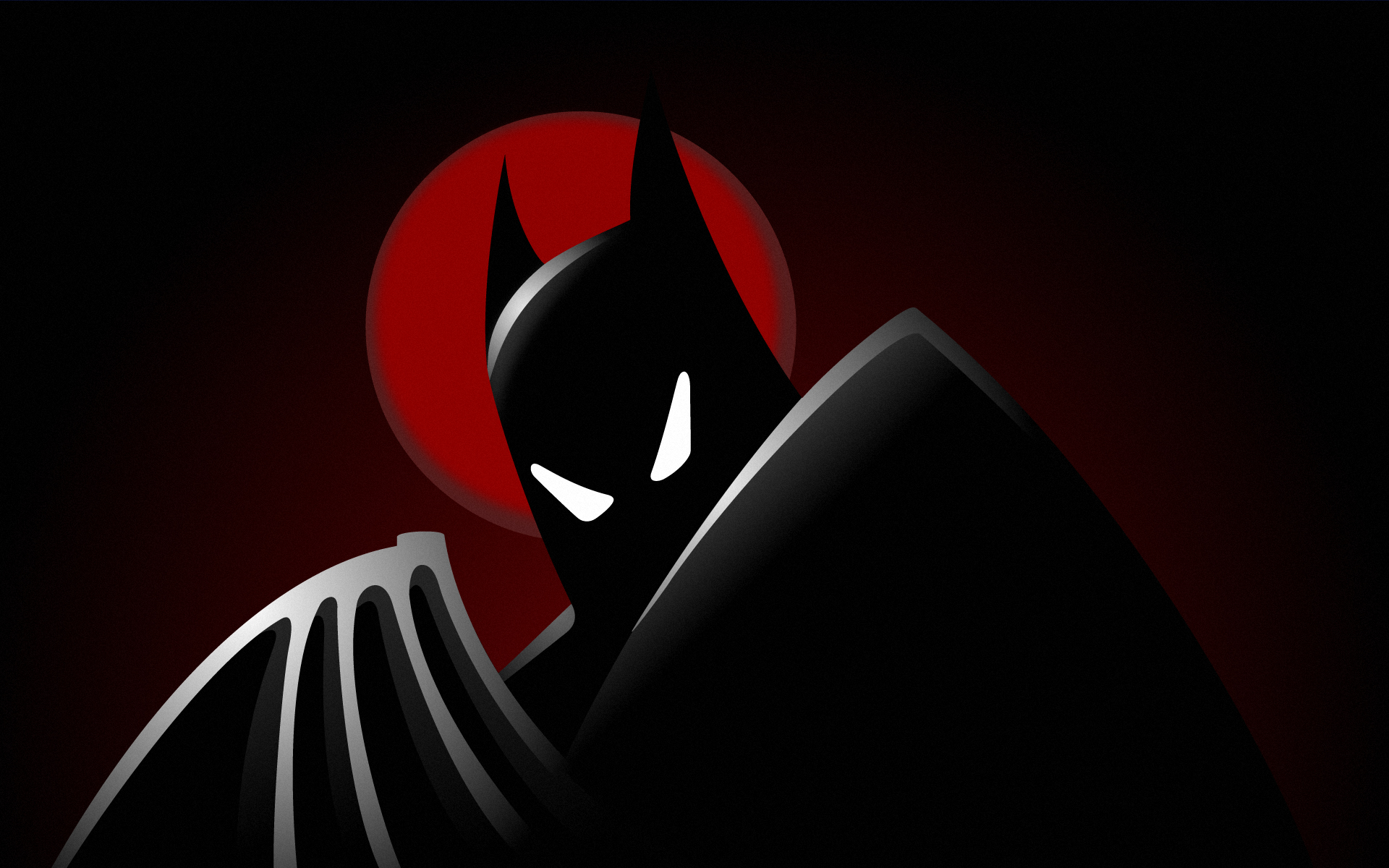 Classic batman cartoon background