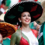 Mexican girl flag