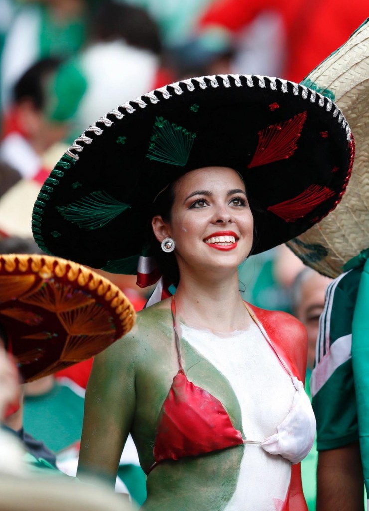 Mexican girl flag