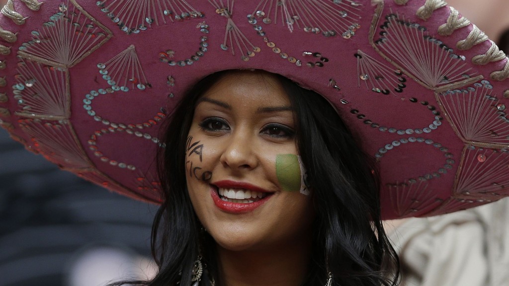 Mexican girl soccer fan hot