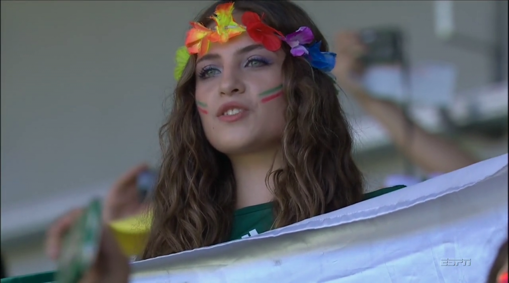 Mexican girl worldcup fan