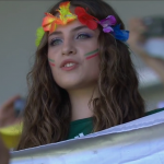 Mexican girl worldcup fan