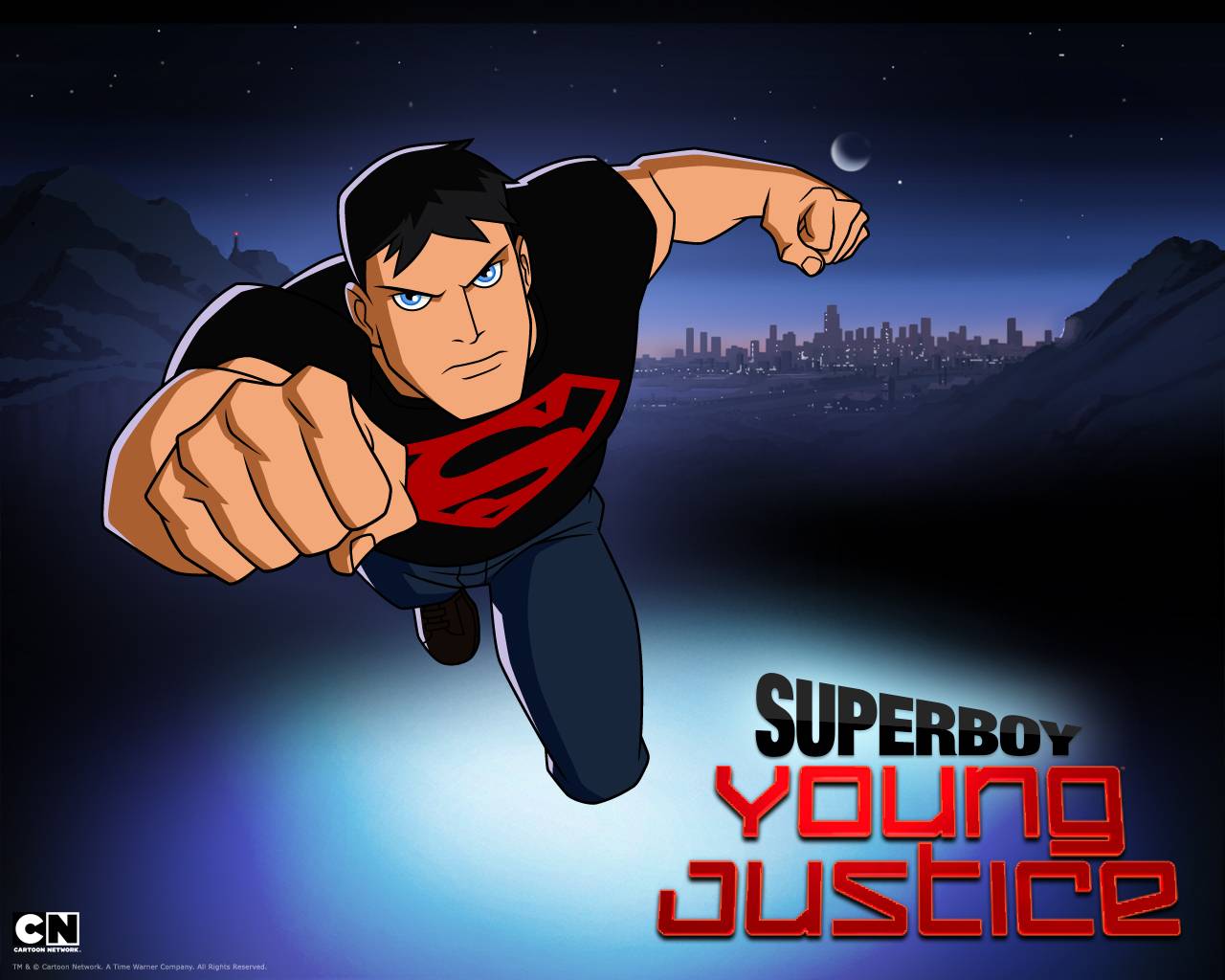 Superboy from young justice surface wallpaper