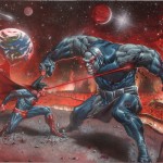 Superman against darkseid