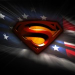 Superman american flag